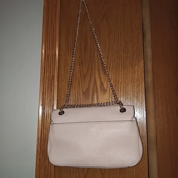 Michael Kors Pebbled Leather Chain Shoulder Bag - Picture 3 of 4